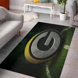 Green Bay Packers Nfl Football Carpet Living Room Rug Regtangle Carpet V1494