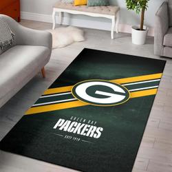 Green Bay Packers Nfl Football Carpet Living Room Rug Regtangle Carpet V1497