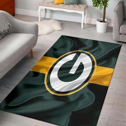 Green Bay Packers Nfl Football Carpet Living Room Rug Regtangle Carpet V1503