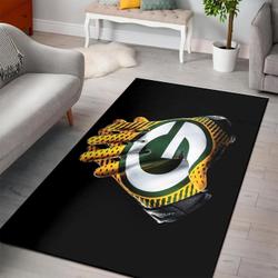 Green Bay Packers Nfl Football Carpet Living Room Rug Regtangle Carpet V1504