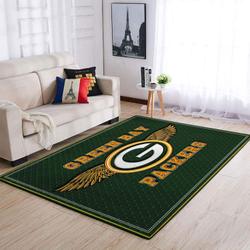 NFL Green Bay Packers Living Room Carpet Christmas Gift Rug Regtangle Carpet