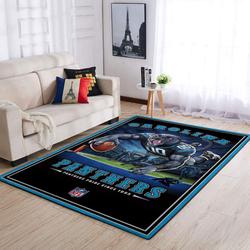 Carolina Panthers Nfl Rug Living Room Rug Room Carpet Sport Custom Area