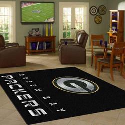 Green Bay Packers Nfl Team Chrome Nice Gift Living Room Rug Regtangle Carpet 2