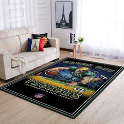 Green Bay Packers Nfl Team Pride Rectangle Living Room Regtangle Carpet
