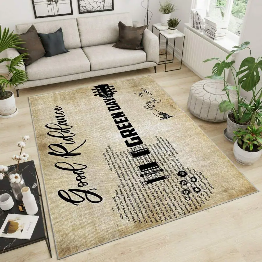 Green Day Area Rug Living Room Rug Home Decor Home Decor Bedroom Living Room Decor