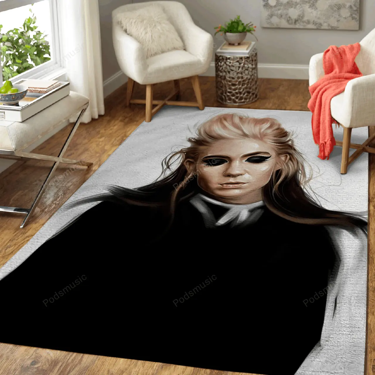 Grimes Music Art For Fans Area Rug Living Room Carpet Rug Regtangle Carpet Floor Decor Home Decor