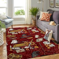 Gryffindor Harry Potter Area Rug Living Room Rug Home Decor Floor Decor