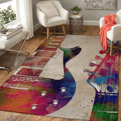 Guitar Art 9 Music Art For Fans Area Rug Living Room Carpet Rug Regtangle Carpet Floor Decor Home Decor