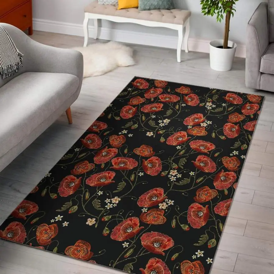Guitar Art Area Rug Living Room Rug Home Decors Bedroom Home Decor