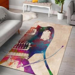 Guitar Instrument Area Rug Living Room Rug Home Decor Bedroom Home Decor
