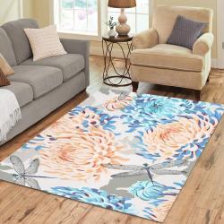 Guitar Print Pattern Area Rug Living Room Rug Home Decor