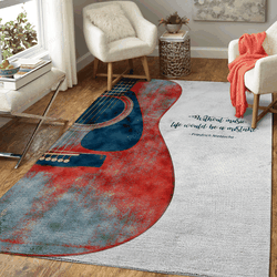 Guitar Quote Music Quote Art For Fans Area Rug Living Room Carpet Rug Regtangle Carpet Floor Decor Home Decor