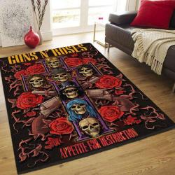 Guns N’ Roses Area Rug Music Ofd 190911 Area Rug Living Room Carpet Rug Regtangle Carpet Floor Decor Home Decor