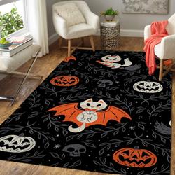 Halloween Around The Corner H190830 Area Rug Living Room Rug Home Decor Floor Decor