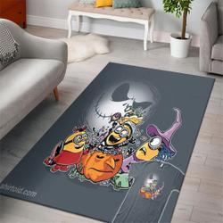 Halloween Minions Despicable Minions Cartoon Movies Area Rugs Living Room Carpet Rug Regtangle Carpet Floor Decor Home Decor