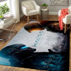 Halo Area Rug Gaming Carpet Gamer Living Room Rugs Rug Regtangle Carpet Floor Decor Home Decor V5610