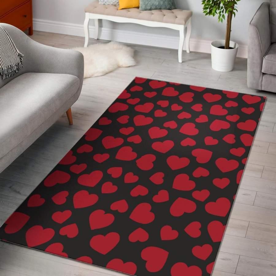 Hamburger Pattern Print Area Rug Living Room Rug Home Decor