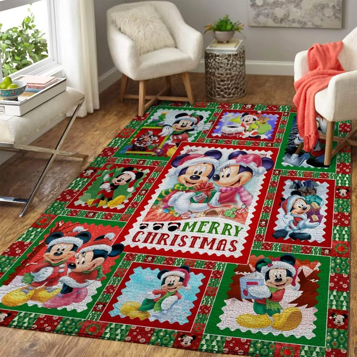 Hamster Print Pattern Area Rug Living Room Rug Home Decor