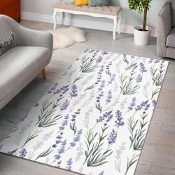 Hand Painting Watercolor Lavender Dhcdhc Dt1910 Rug Living Room Rug Home Decor