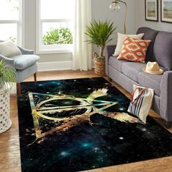 Harry Potter Area Rug Living Room Rug Home Decor Deathly Hallows Movie Ofd 1912231