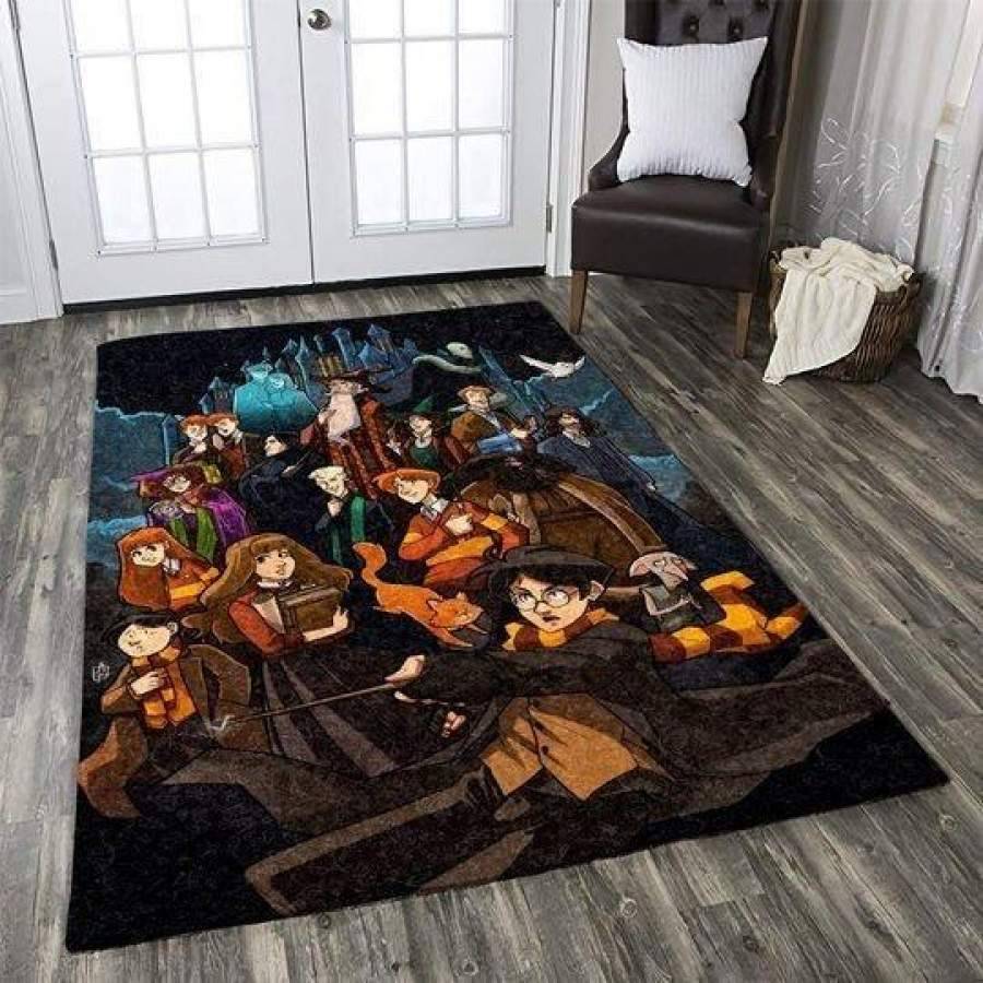 Harry Potter Area Rug Living Room Rug Home Decor Movie Home Decor