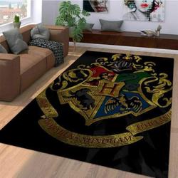 Harry Potter Hogwarts Area Rug Living Room Rug Home Decor Movie Ofd Hp01