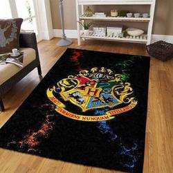 Harry Potter Hogwarts Area Rug Living Room Rug Home Decor Movie Ofd Hp015