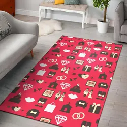 Harry Potter Hogwarts Wood Logo Rug Living Room Rug Home Decor