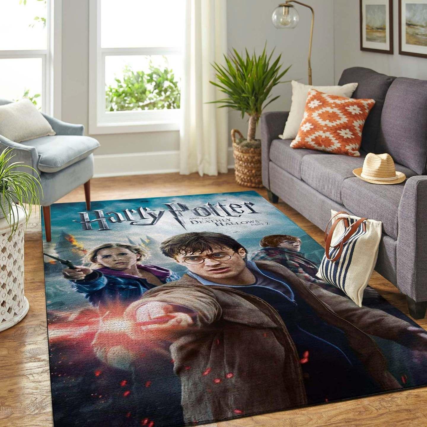 Harry Potter Slytherin Area Rug Living Room Rug Home Decor Home Decor Bedroom Living Room Decor
