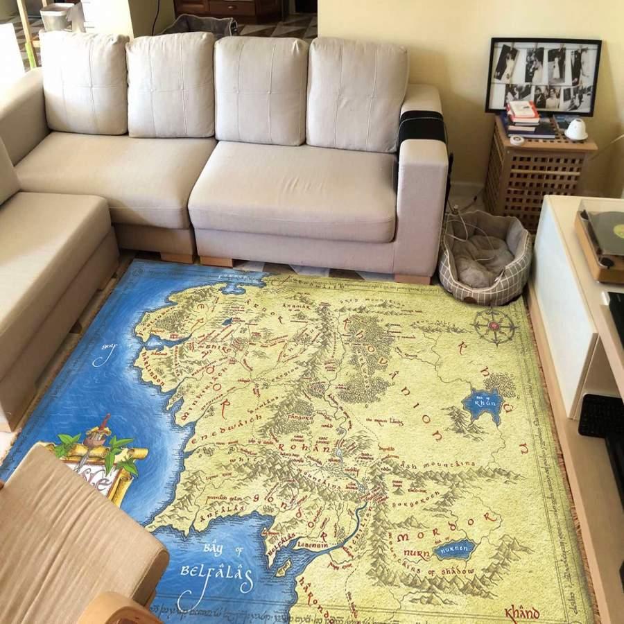 Harry Potter Slytherin Area Rug Living Room Rug Home Decor Living Room Carpet Christmas Gift Floor Decor Rcdd81F32519