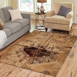 Harry Potter The Marauders Map Nice Gift Area Rug Living Room Rug Home Decor