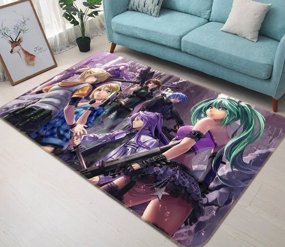 Hatsune Miku Anime 12 Area Rug Living Room And Bed Room Rug Rug Regtangle Carpet Floor Decor Home Decor