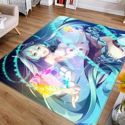 Hatsune Miku Anime 17 Area Rug Living Room And Bed Room Rug Rug Regtangle Carpet Floor Decor Home Decor