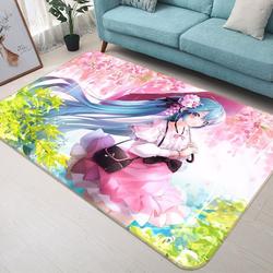 Hatsune Miku Anime 24 Area Rug Living Room And Bed Room Rug Rug Regtangle Carpet Floor Decor Home Decor