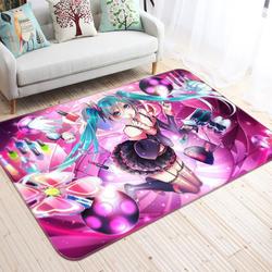 Hatsune Miku Anime 25 Area Rug Living Room And Bed Room Rug Rug Regtangle Carpet Floor Decor Home Decor