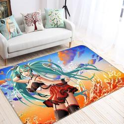 Hatsune Miku Anime 27 Area Rug Living Room And Bed Room Rug Rug Regtangle Carpet Floor Decor Home Decor