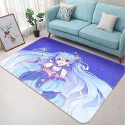 Hatsune Miku Anime 3 Area Rug Living Room And Bed Room Rug Rug Regtangle Carpet Floor Decor Home Decor