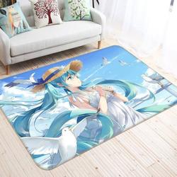 Hatsune Miku Anime 33 Area Rug Living Room And Bed Room Rug Rug Regtangle Carpet Floor Decor Home Decor