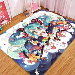 Hatsune Miku Anime 4 Area Rug Living Room And Bed Room Rug Rug Regtangle Carpet Floor Decor Home Decor