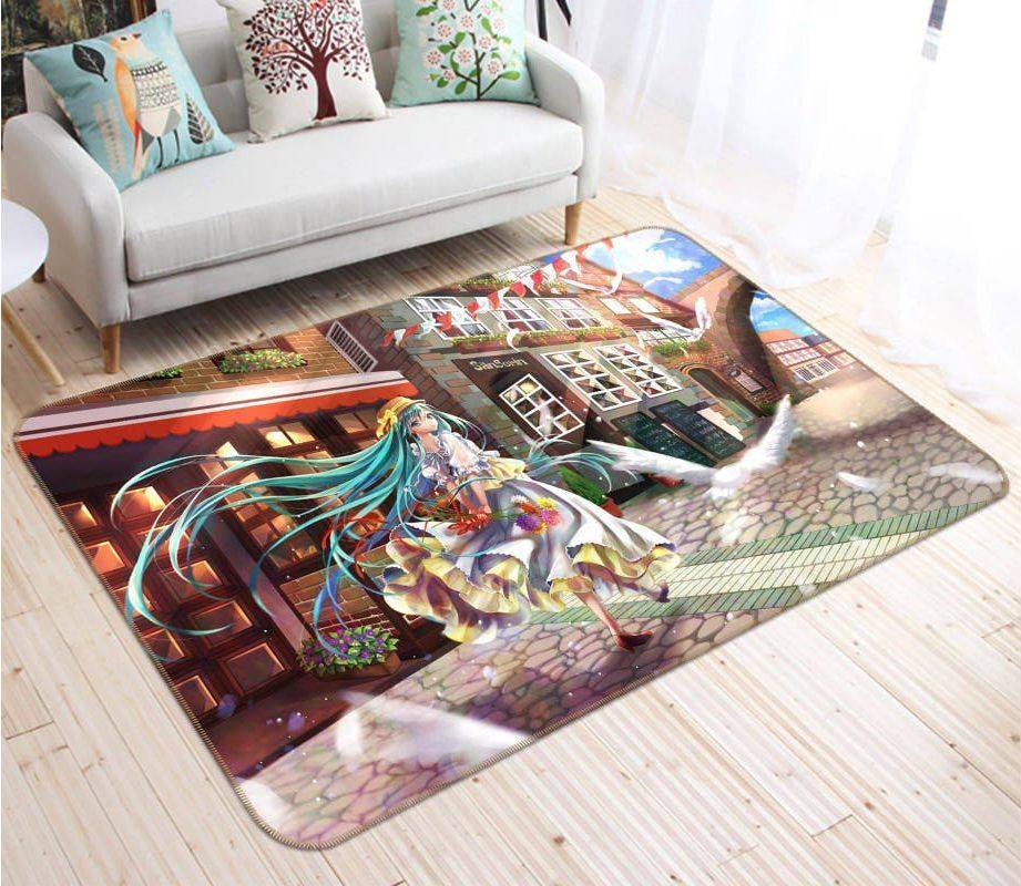 Hatsune Miku Anime 46 Area Rug Living Room And Bed Room Rug Rug Regtangle Carpet Floor Decor Home Decor
