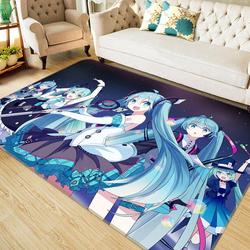Hatsune Miku Anime 51 Area Rug Living Room And Bed Room Rug Rug Regtangle Carpet Floor Decor Home Decor