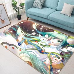 Hatsune Miku Anime 55 Area Rug Living Room And Bed Room Rug Rug Regtangle Carpet Floor Decor Home Decor