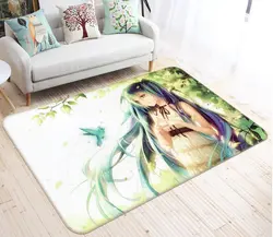 Hatsune Miku Anime 57 Area Rug Living Room And Bed Room Rug Rug Regtangle Carpet Floor Decor Home Decor