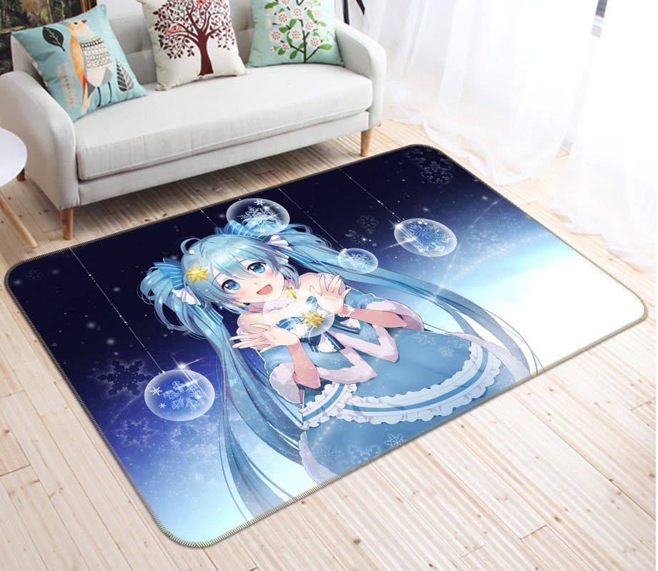Hatsune Miku Anime 64 Area Rug Living Room And Bed Room Rug Rug Regtangle Carpet Floor Decor Home Decor