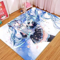 Hatsune Miku Anime 78 Area Rug Living Room And Bed Room Rug Rug Regtangle Carpet Floor Decor Home Decor