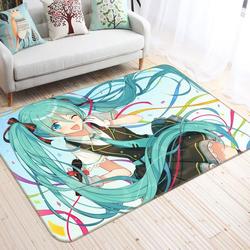 Hatsune Miku Anime 80 Area Rug Living Room And Bed Room Rug Rug Regtangle Carpet Floor Decor Home Decor