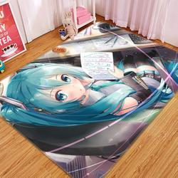 Hatsune Miku Anime 82 Area Rug Living Room And Bed Room Rug Rug Regtangle Carpet Floor Decor Home Decor