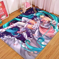 Hatsune Miku Anime 87 Area Rug Living Room And Bed Room Rug Rug Regtangle Carpet Floor Decor Home Decor