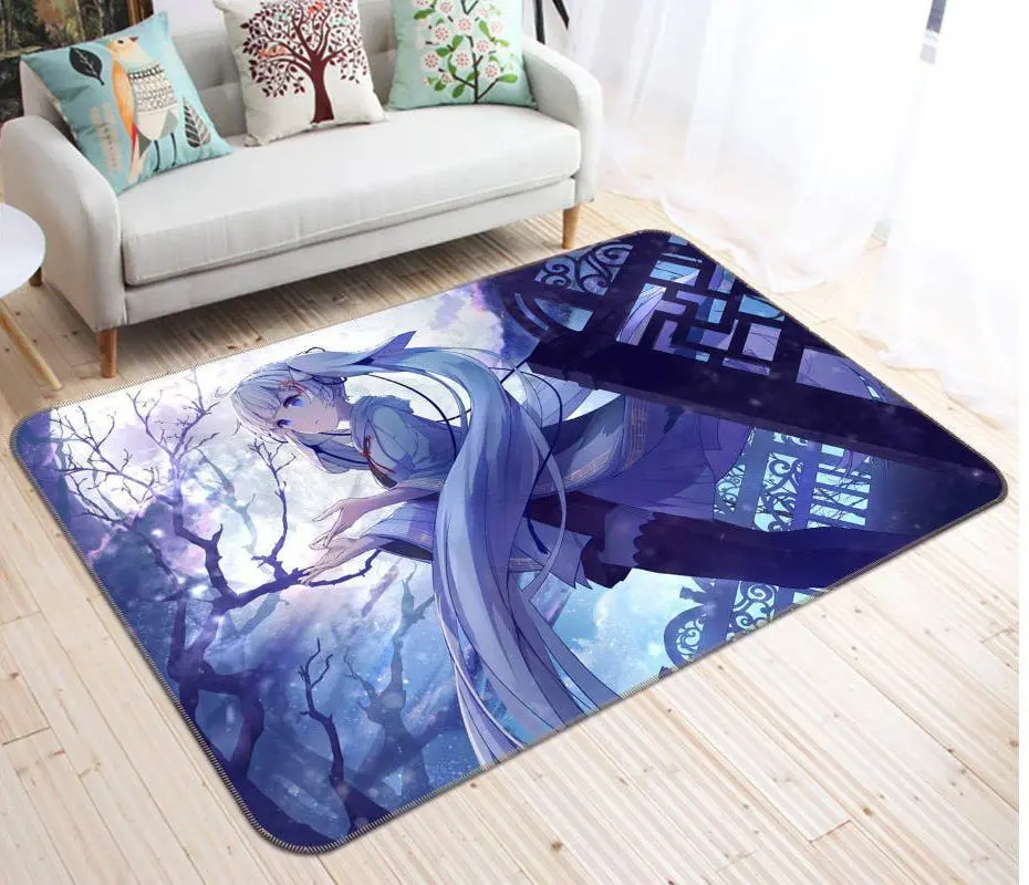 Hatsune Miku Anime 93 Area Rug Living Room And Bed Room Rug Rug Regtangle Carpet Floor Decor Home Decor