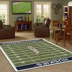 Hawaiian Floral Tropical Flower Hibiscus Palm Leaves Pattern Print Area Rug Living Room Rug Home Decor